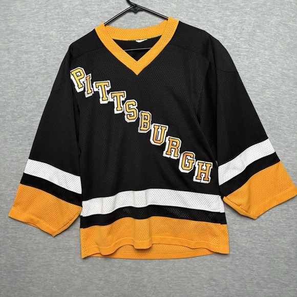 Vintage Pittsburgh Penguins CCM Hockey Jersey  1980s 1990s Throwback  Men Medium - Picture 1 of 8